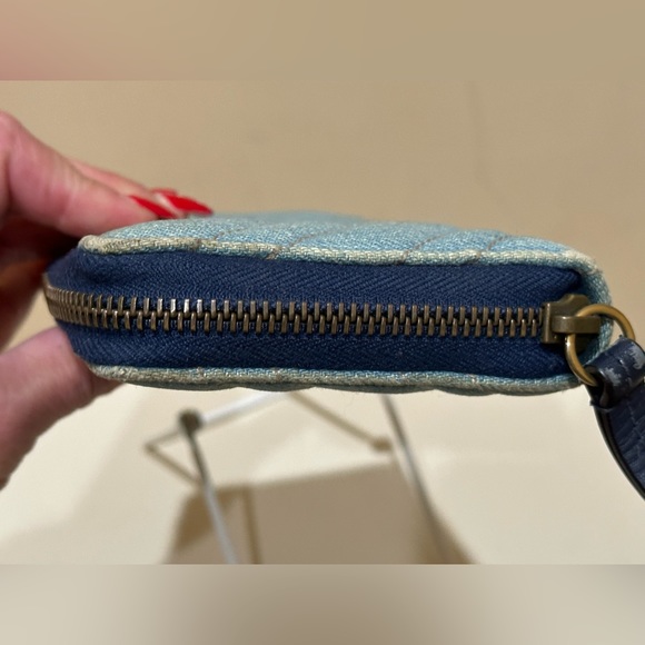Gucci GG Zip Around Denim Marmont Wallet - Picture 3 of 14